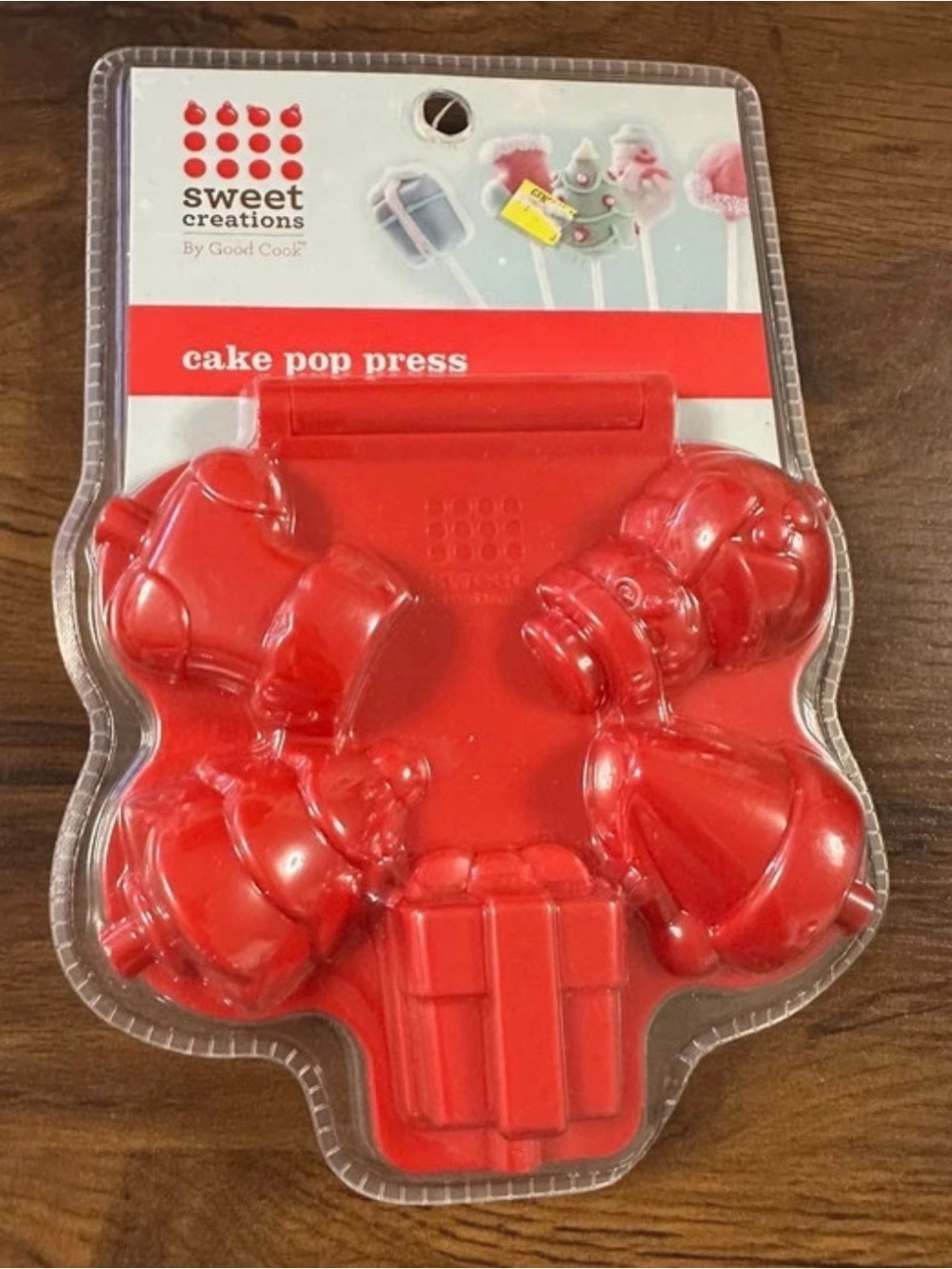 Sweet Creations Red Cake Pop Press by Good Cook - Holiday Shapes